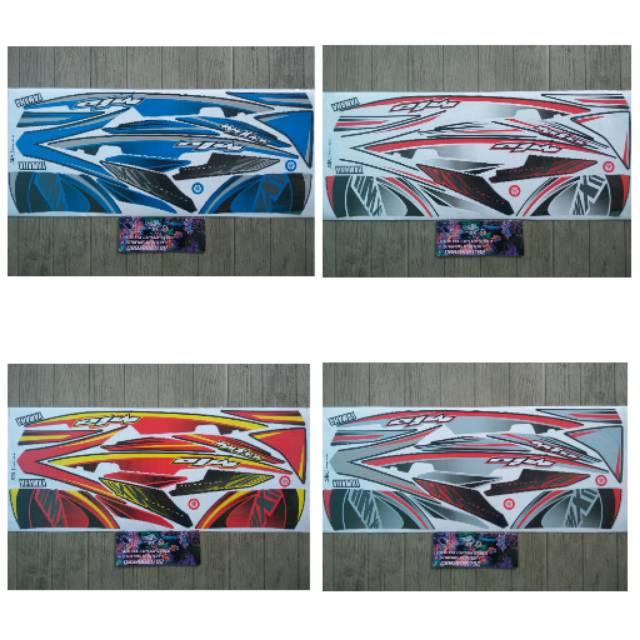 Lis Striping Sticker Variasi Mio Soul Mx Karbu
