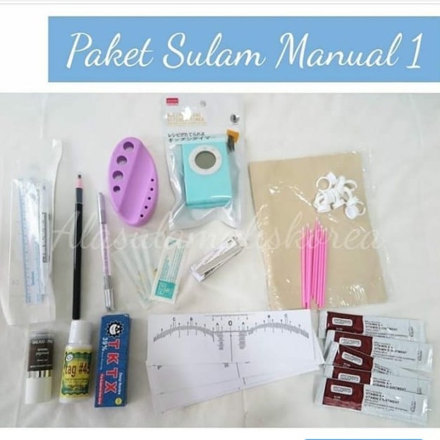 PAKET SULAM ALIS PEMULA MANUAL 1 LENGKAP