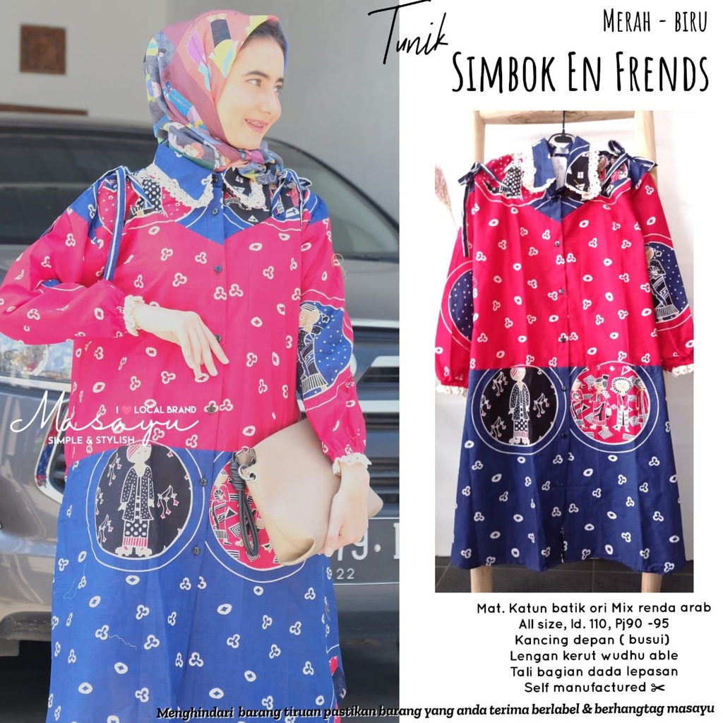 Tunik simbok and friends ori by masayu