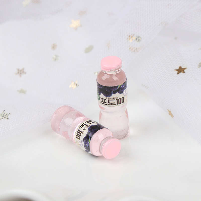 5pcs / set Mainan Miniatur Botol Minuman Skala 1: 12 Untuk Aksesoris Dapur Rumah Boneka