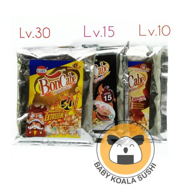 KOBE BONCABE Level 10,15,30 Bon Cabe 250 gr Halal │ Bubuk Cabai Pedas