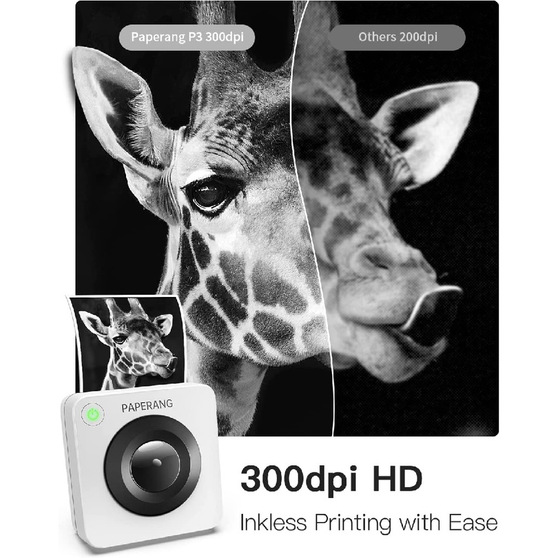 PAPERANG P3 Mini Bluetooth Thermal Photo Printer 300DPI - Printer Termal Terbaru dari PAPERANG - BUKAN PAPERANG P1/P2/P2S!!!