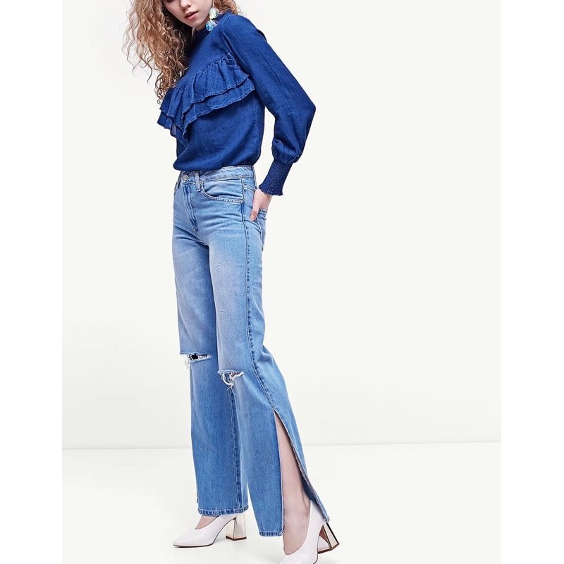 Stradivarius Wide Leg Jeans