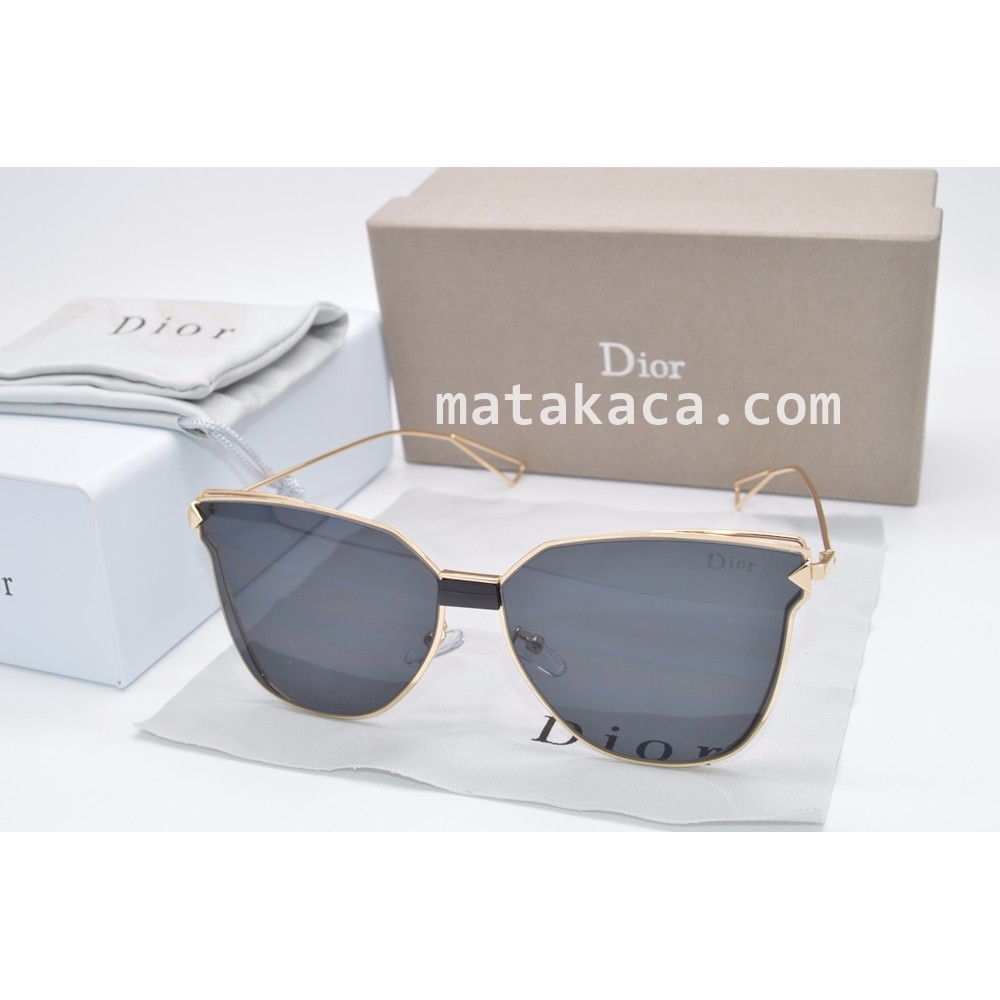 Kacamata Sunglass Dior Progress Black Gold