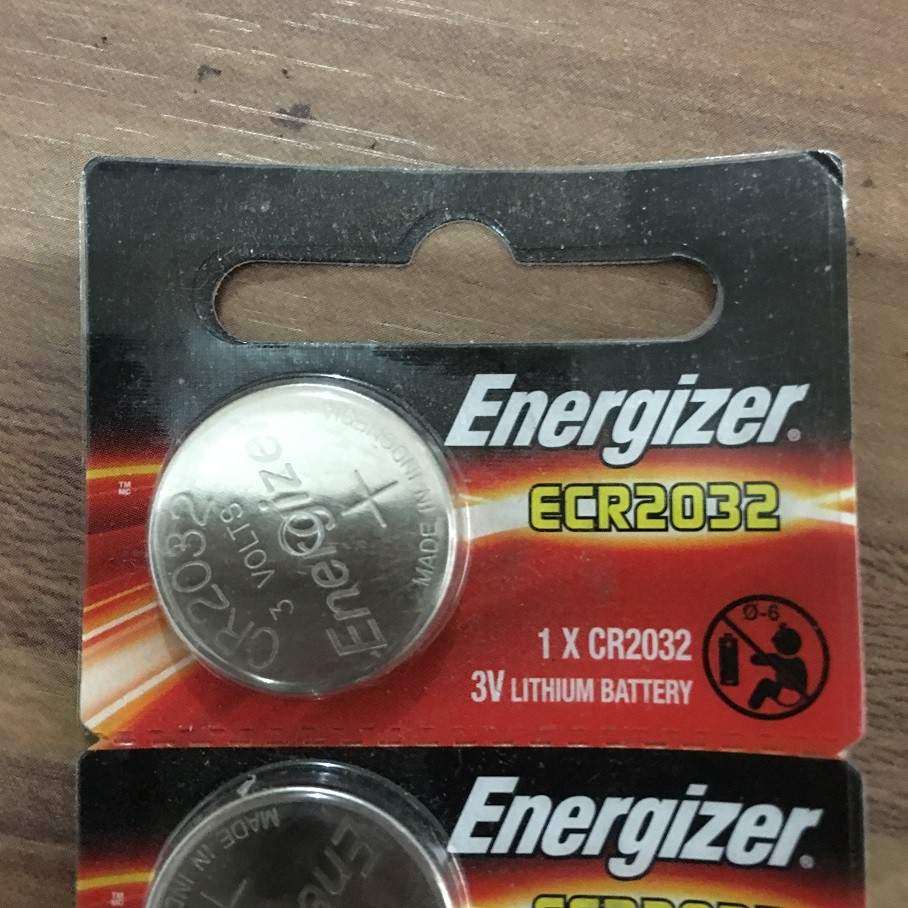 Baterai ECR2032 2032 Kancing Lebar Tipis 3V Eveready Energizer