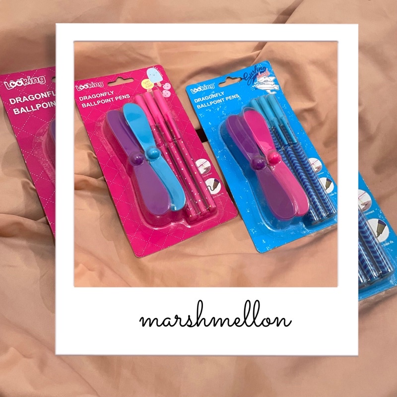 

Dragonfly Ballpoint Pen | Baling-Baling Pulpen (Isi 6 + 2 Baling) | Blue & Pink | Lepas Pasang | Alat Tulis + Mainan Anak | Ballpoint Terbang | Fly | Tinta