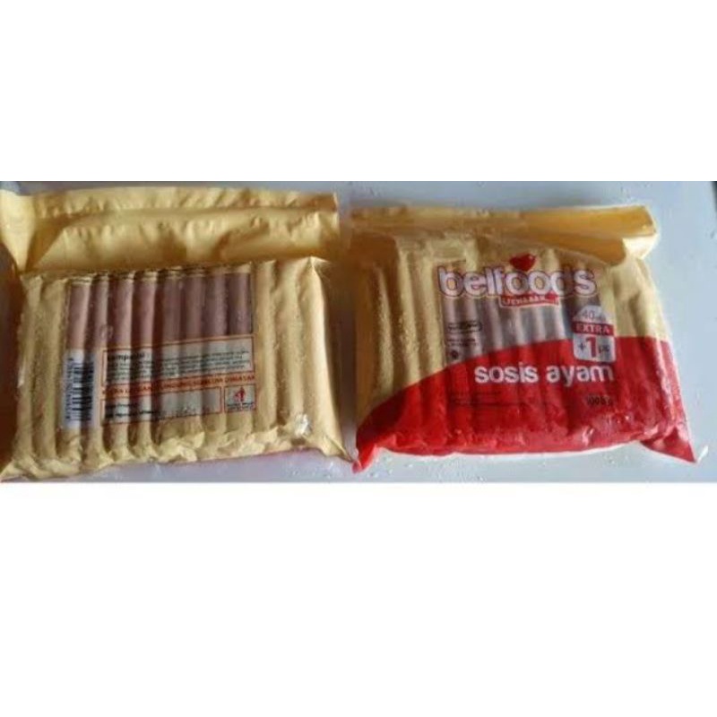 

Sosis Belfoods 1 Kg isi 40 Pcs dan Sosis So Nice 1kg isi 40 pcs.