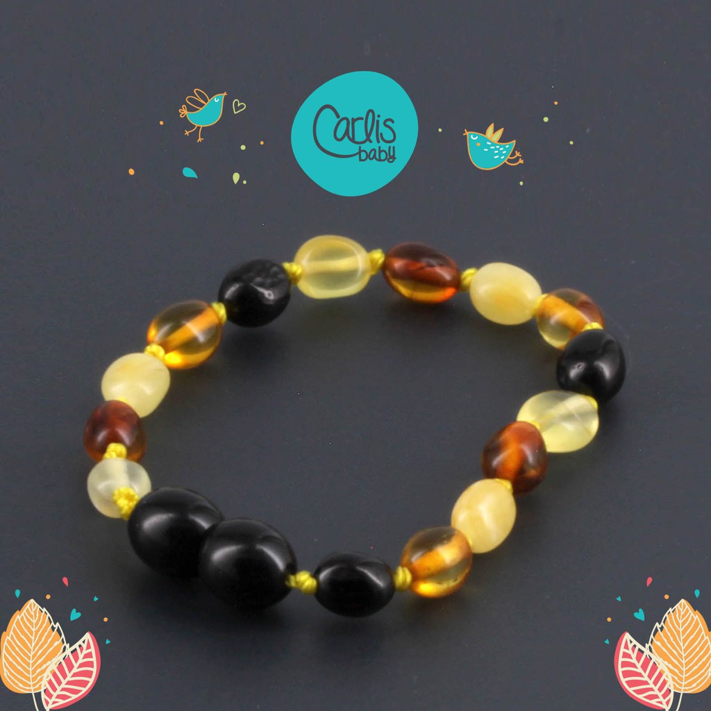XO54M2Y  Gelang Amber Tumbuh Gigi Bayi By Carlis Baby