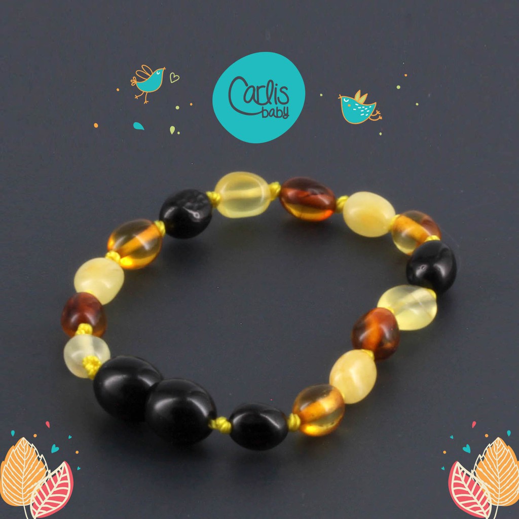 XO54M2Y  Gelang Amber Tumbuh Gigi Bayi By Carlis Baby