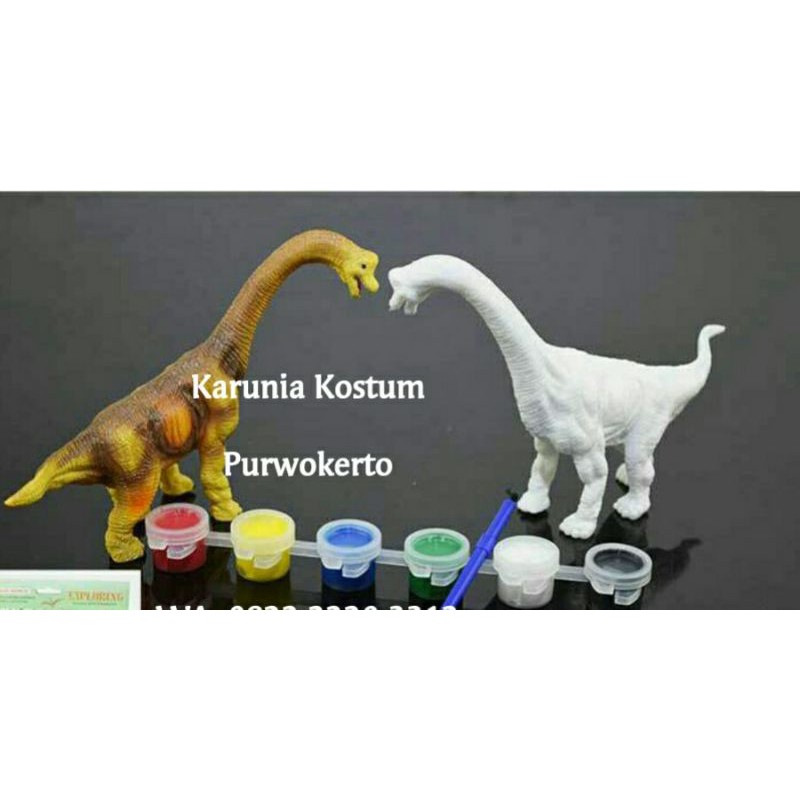 MEWARNAI DINOSAURUS DINO PAINT MELUKIS MEWARNAI DONO 3 DIMENSI ANIMAL