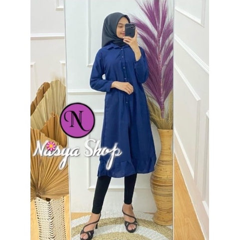 TUNIK REMPEL BAWAH TERBARU BAHAN KATUN TWILL, FULL LD 115 / TUNIK WANITA/ ATASAN WANITA/ PAKAIAN WAN