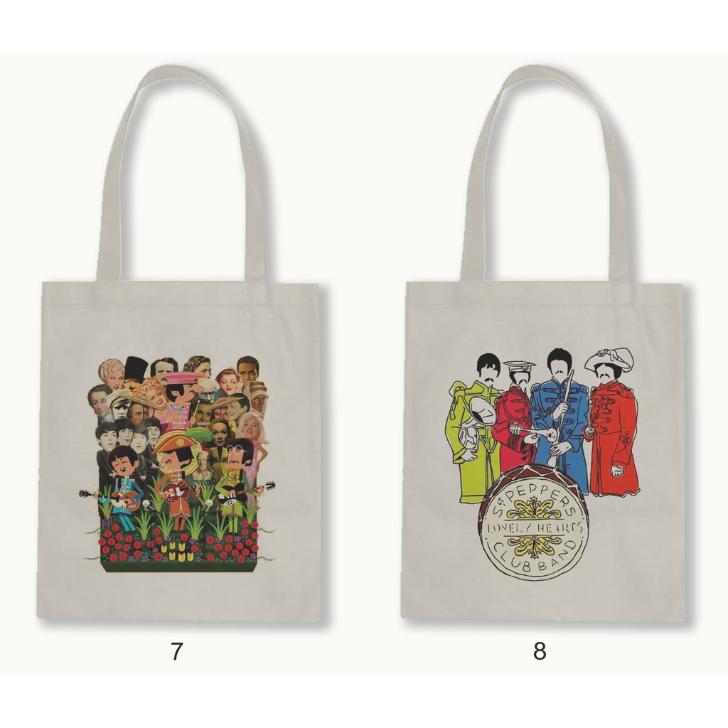 TOTE BAG RESLETING - THE BEATLES series.01