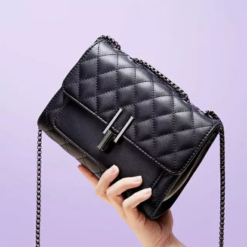 AMORA BAG WOMEN - TAS SELEMPANG RANTAI 4 RUANG