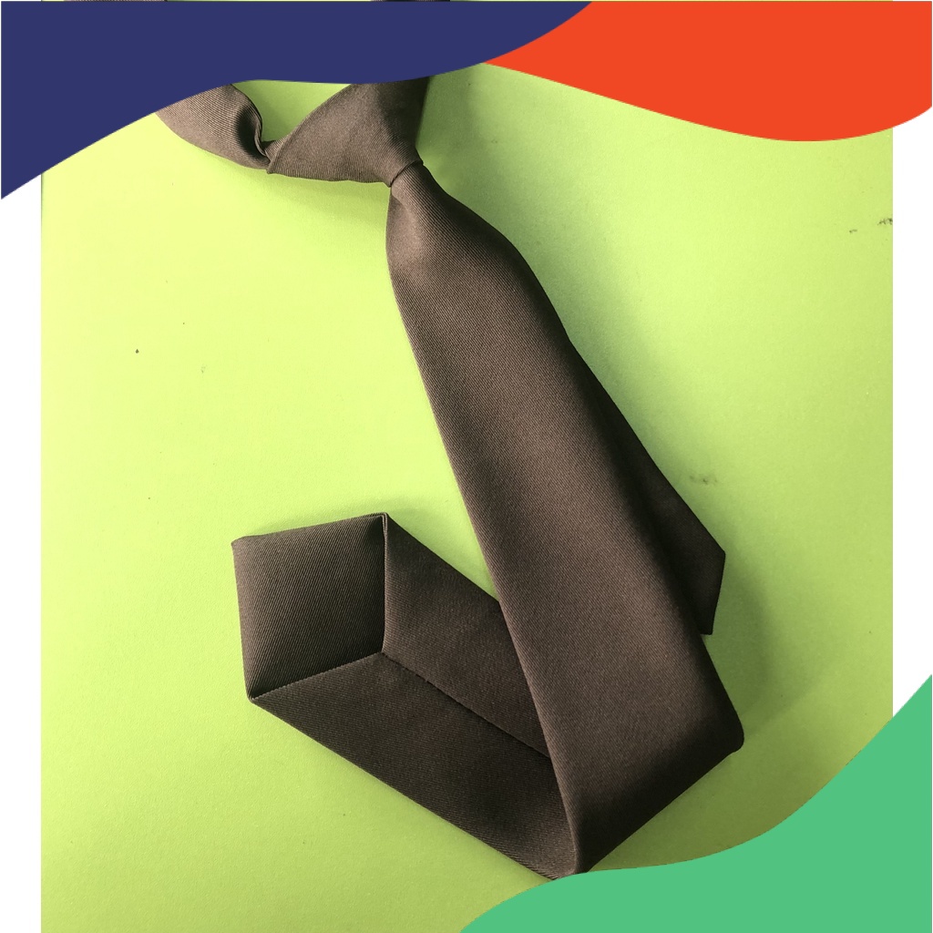 Dasi Satpam / Security Coklat - Dasi Coklat - Dasi Security Coklat