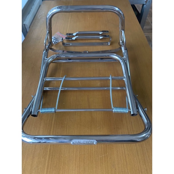 Backrack vespa VBB VNB VBA Super Sprint bahan Stainless Steel Halcyon