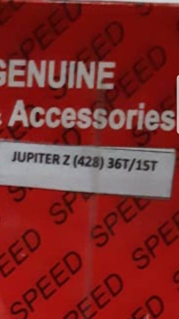 Gear Set Depan Belakang Merek Speed Yamaha Jupiter Z old lama Gir Set Gigi Roda Paket Sprocket Kit-1