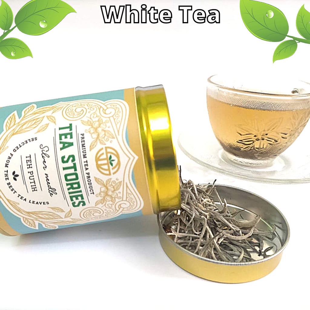 

TEH PUTIH WHITE TEA SILVER NEEDLE UNTUK KESEHATAN PELANGSING ANTI OKSIDAN TRADISIONAL HERBAL