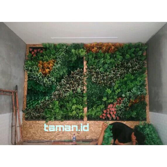 Vertical Garden artificial - Vertical garden pohon plastik