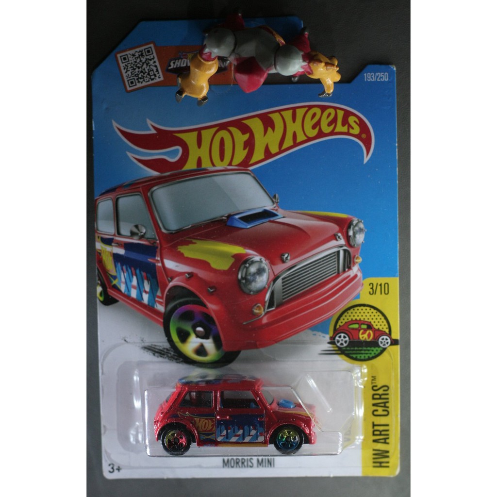 Morris Mini Cooper red merah HOTWHEELS HW 2016  193 mr bean mr  die cast miniatur miniature