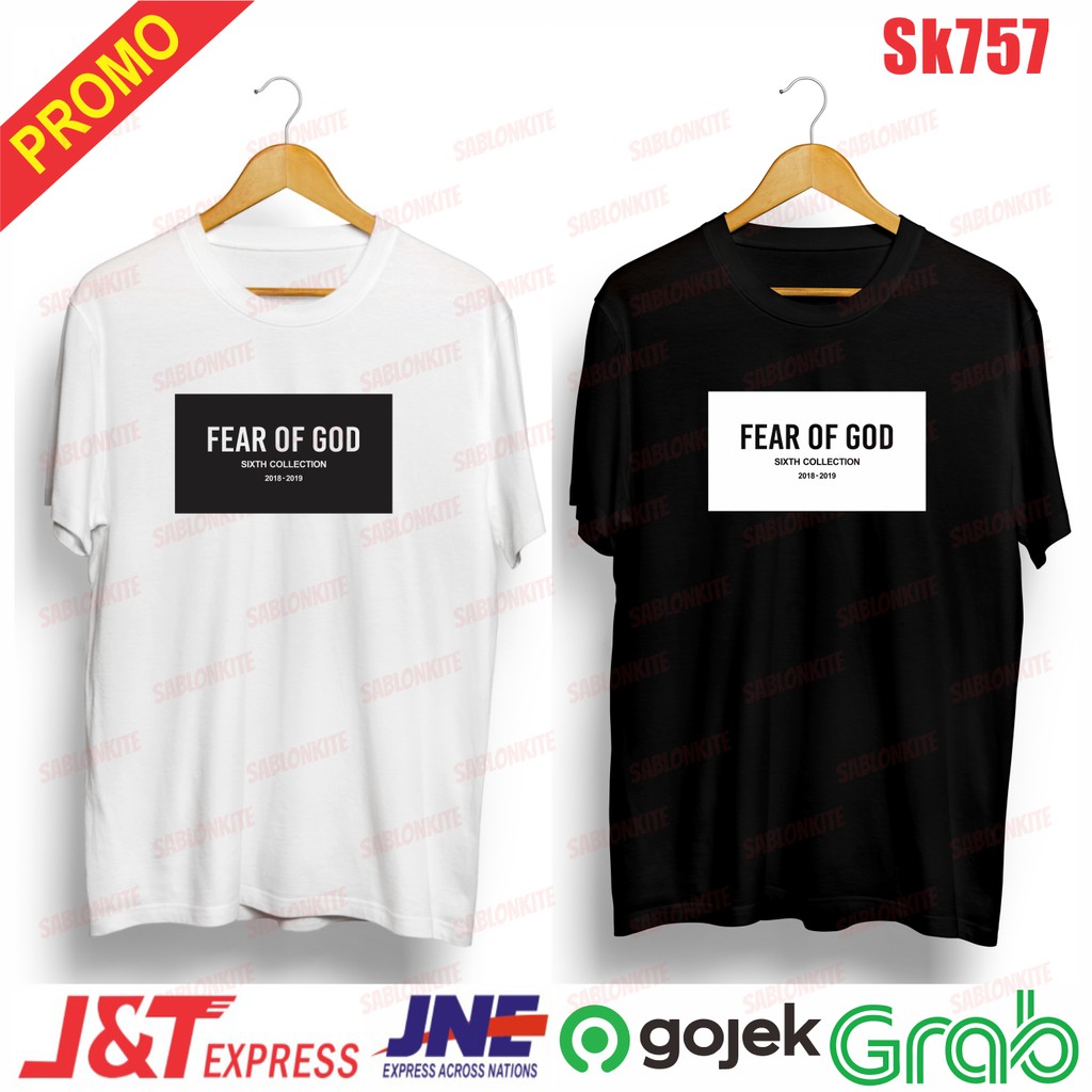 murah!!! kaos KPOP SuGa fear of godd unisex sk757 combed 30s