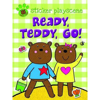 

(STC-TEDDY-GO) STICKER PLAYSCENE READY, TEDDY, GO ! 20 PAGES