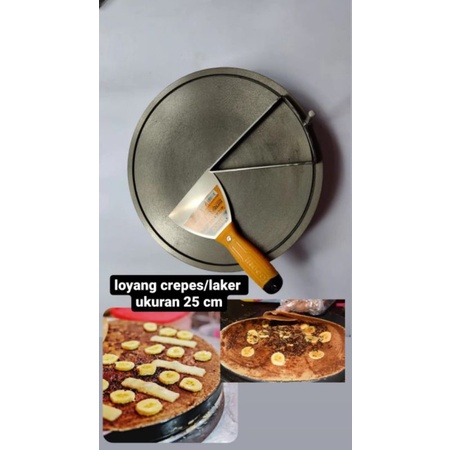loyang crepes/leker baja asli 25cm