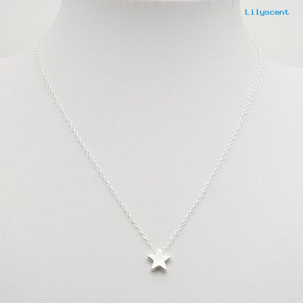 Kalung Rantai Klavikula Bentuk Bintang Anti Karat Untuk Wanita