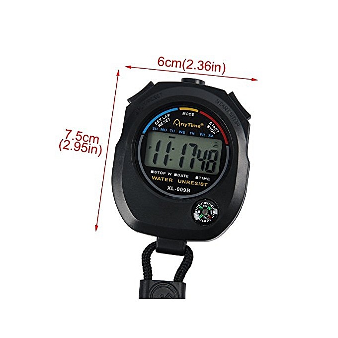 STOPWATCH ANYTIME XL-009 XL 009 PENGHITUNG WAKTU SPORT KOMPAS TIMER