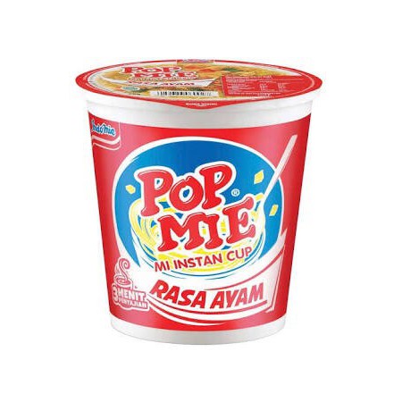 POP MIE KUAH RASA AYAM CHICKEN FLAVOUR SOUP NOODLE POPMIE 75GR SATUAN ECER