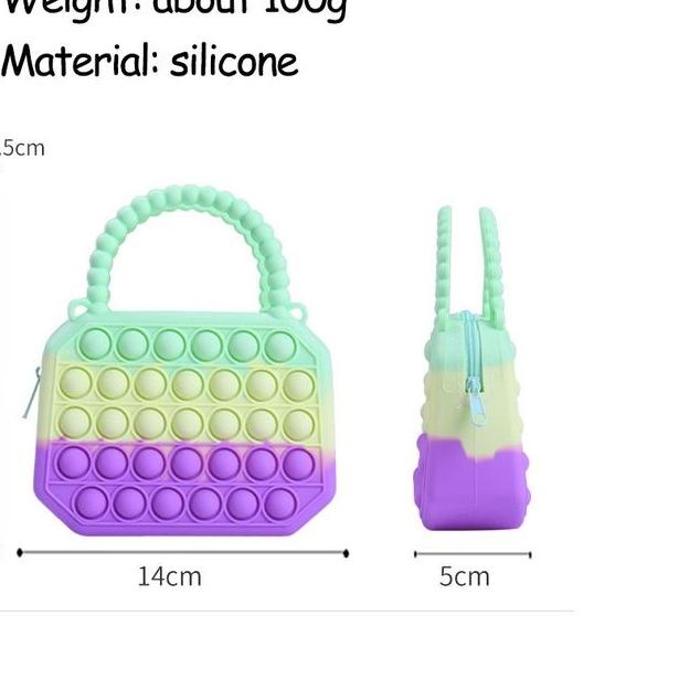 ☻ {READY} TAS POP IT IMPORT/TAS SELEMPANG KOIN/DOMPET KOIN KARAKTER ♣