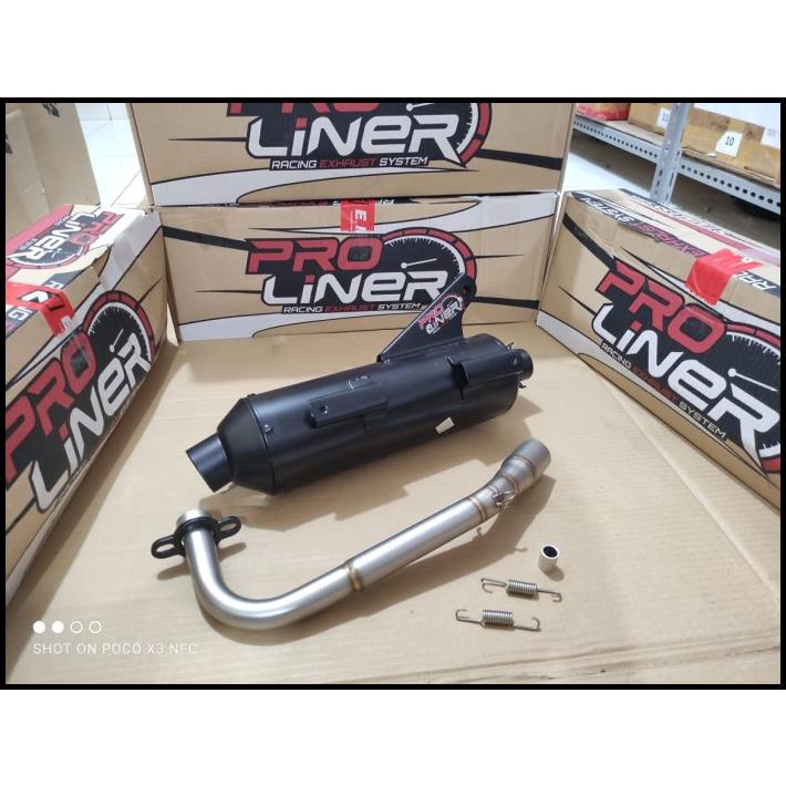 Knalpot Proliner Standard Racing Mio Old Sporty Soul Karbu Fino