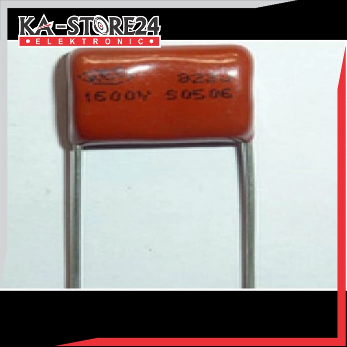 Milar Kapasitor Capasitor 822j 822 8,2 nano nF 8,2nF 1600 volt 1600v