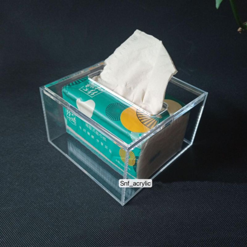 Kotak Tisu akrilik / Kotak Tisu Kecil / Tempat Tisu / Acrylic Tissue box / Kotak Tisu / Kotak Tisu Kecil