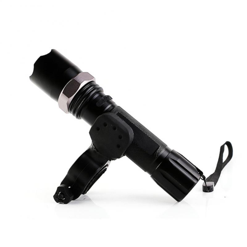 holder senter sepeda 360° bicycle torch flashlight bracket holder