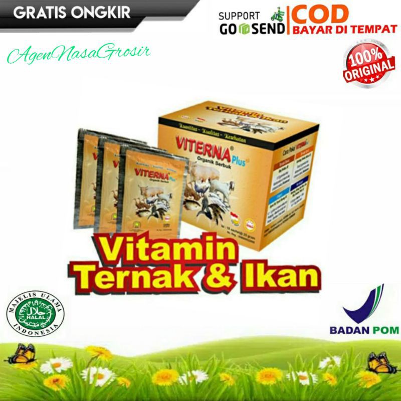 Jual Viterna Plus Organik Serbuk Vitamin Ternak Dan Ikan Nasa Shopee