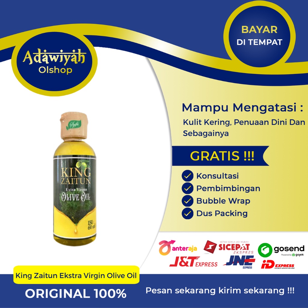 

Minyak Zaitun King | King Zaitun Extra Virgin Olive Oil | Minyak Zaitun KING Original Minyak Pijat