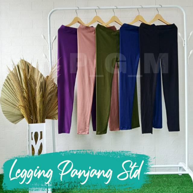LEGGING PANJANG SIZE STANDART CELANA LEGGING PANJANG SPANDEK CUKUP UNTUK BB MULAI DARI 40KG-60KG//PGM