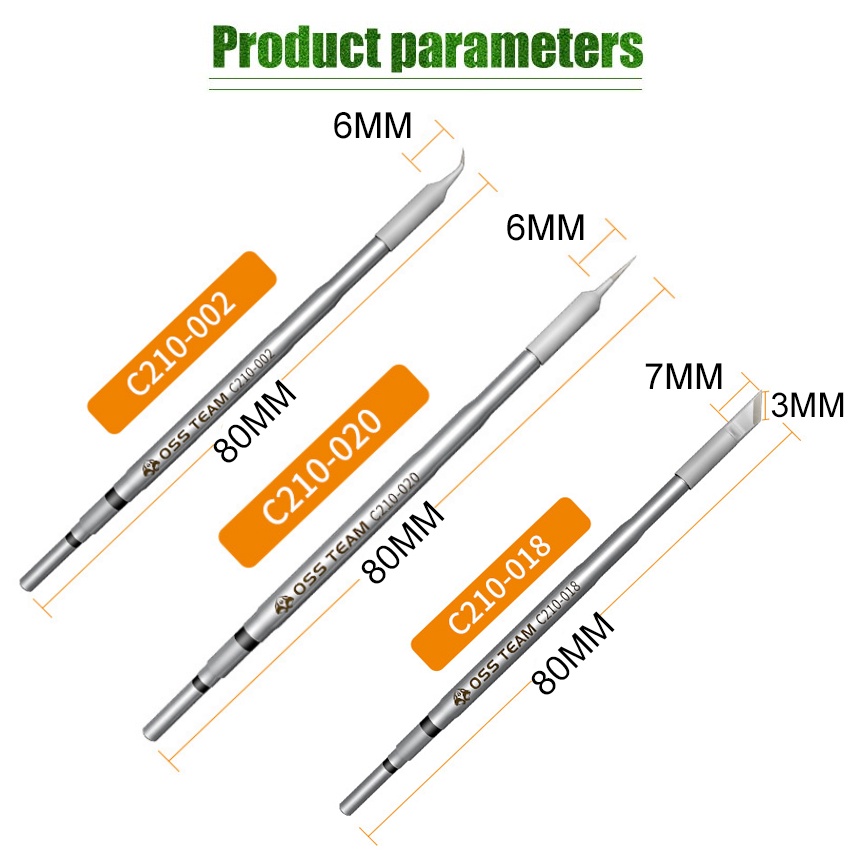 Dekko Korea Mata Solder Dq77 & 97 - Deko Tip Dq77N & 97 - Ujung Dq 77 N - Ganti Selongsong - Tajam