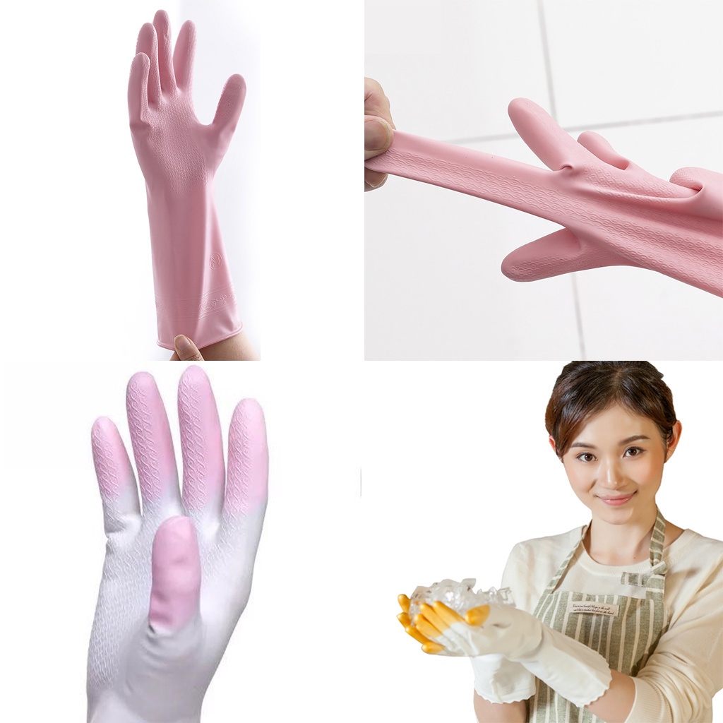 ☛TK☚ Rubber Glove Sarung Tangan Silikon Serba Guna R738 R739