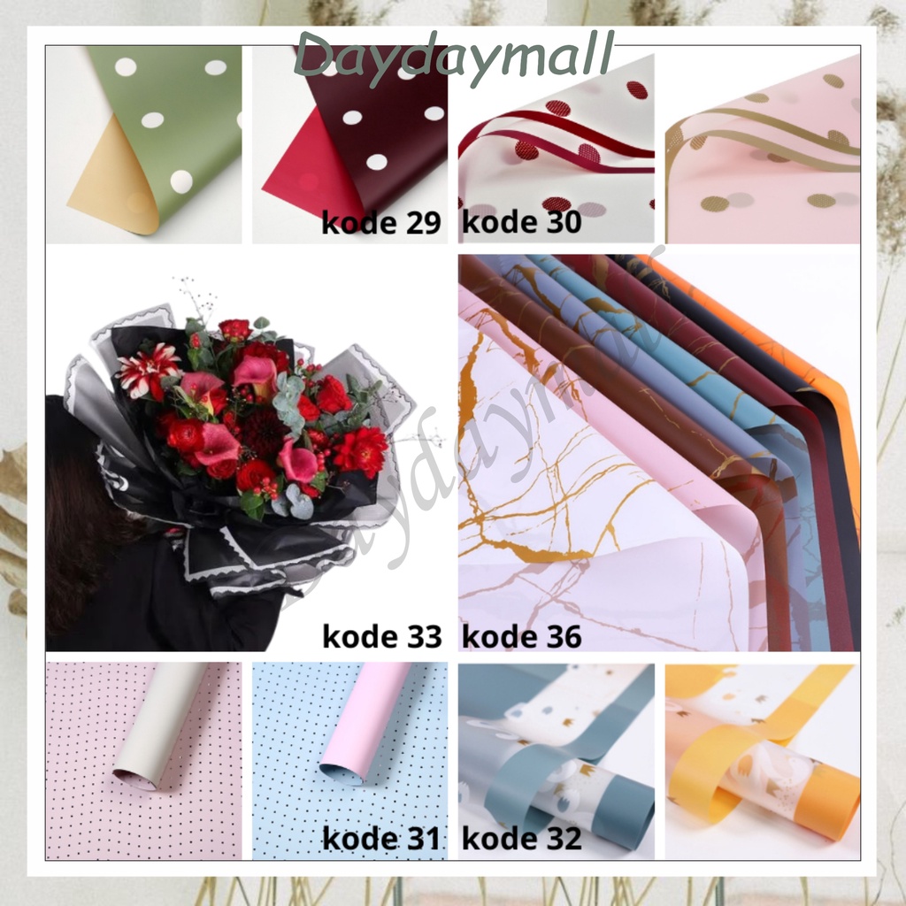 Kertas bunga buket flower wrapping paper Cellophane Kertas Buket Florist / Kertas Kado 6029