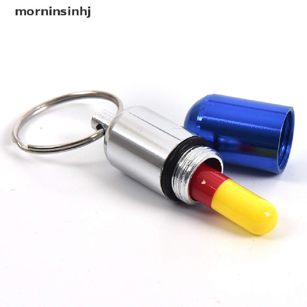 Mornin Botol Kontainer Obat Pil Bahan Aluminum Anti Air