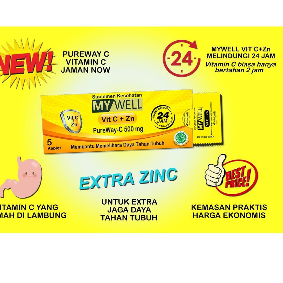 

Good Order,,, Paket 6 Amplop (isi 30kaplet) My Well Vit C + Zn