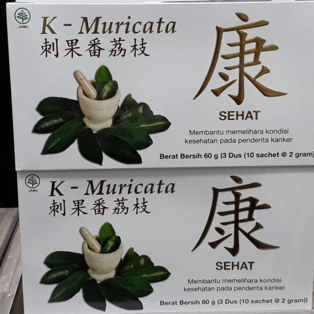 Teh Herbal K-Muricata Atasi Bermacam Penyakit - Ramuan Daun Sirsak & Keladi Tikus