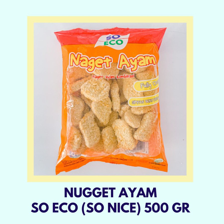 Nugget Ayam So Eco (So Nice) 500gr