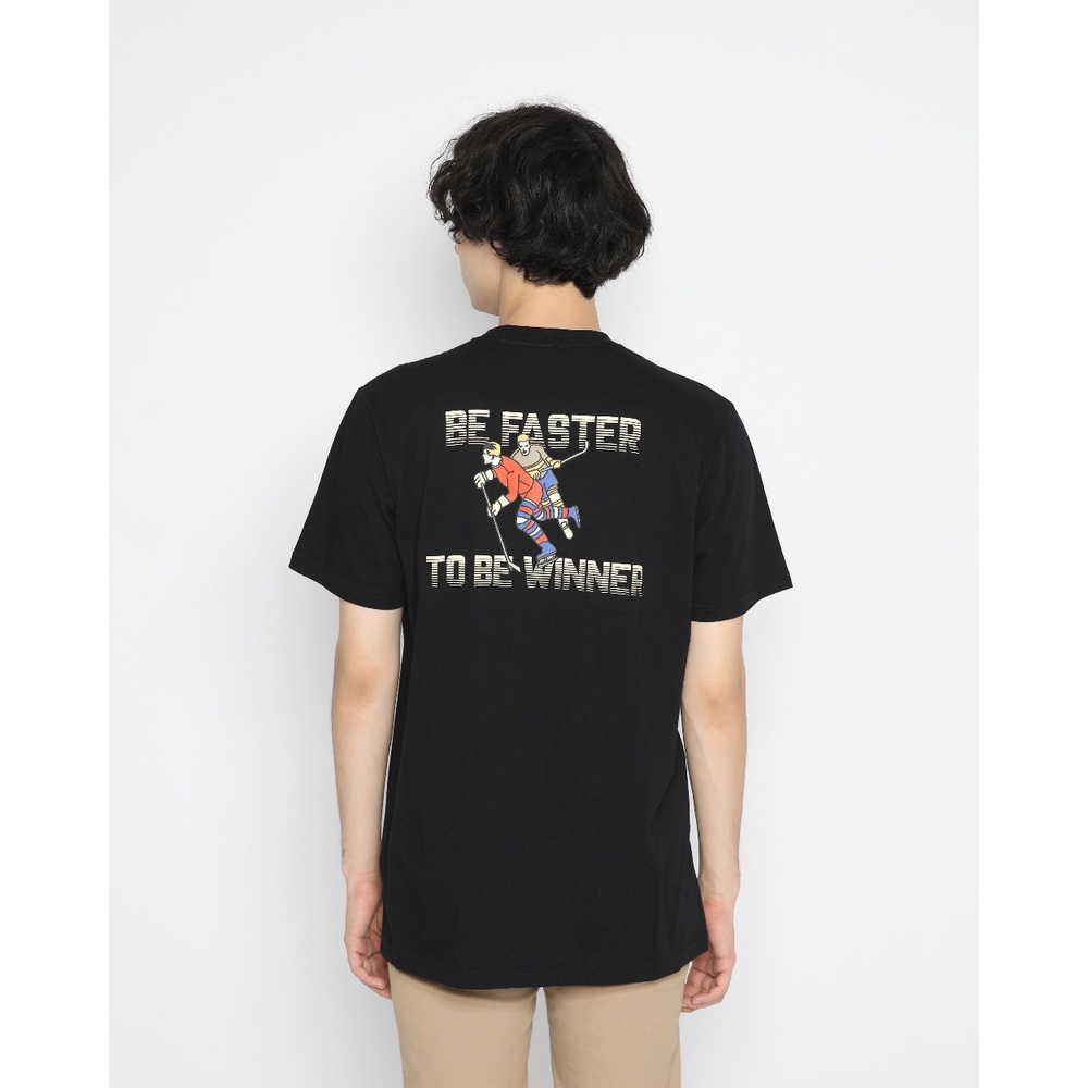 Baju Kaos Jacket Hoodie Flanel Erigo T-Shirt Be Winner Black Original  Keren