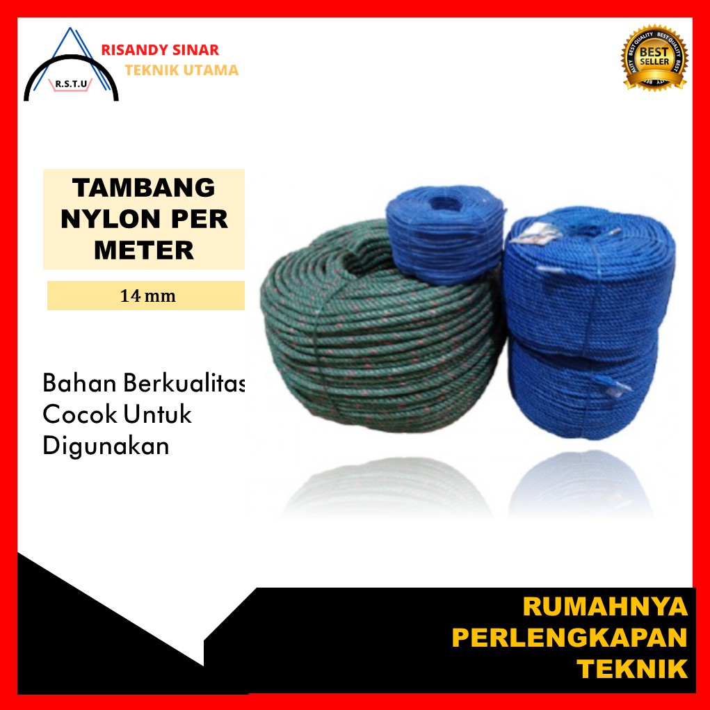

tambang nylon per meter | tali tambang murah | tali nylon murah | tali serba guna