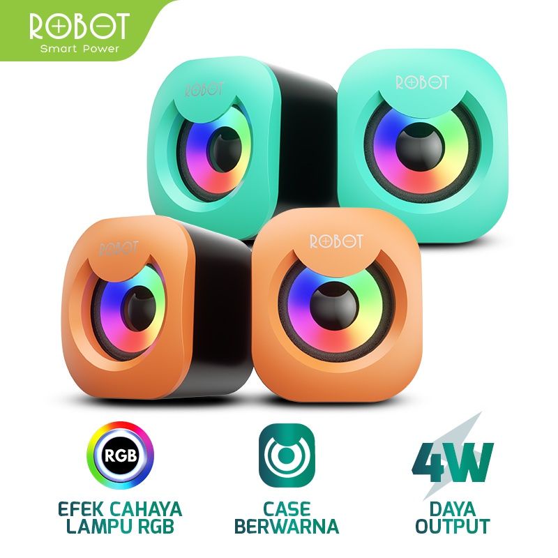 Robot RS180 Multimedia Speaker Komputer Laptop Gaming