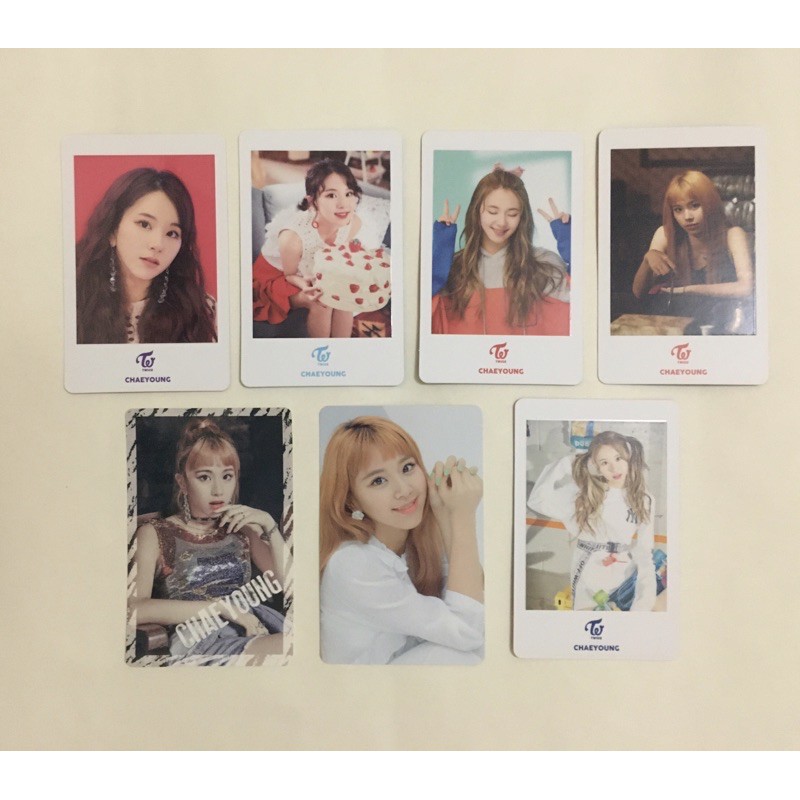 Twice Chaeyoung Japan Photocards