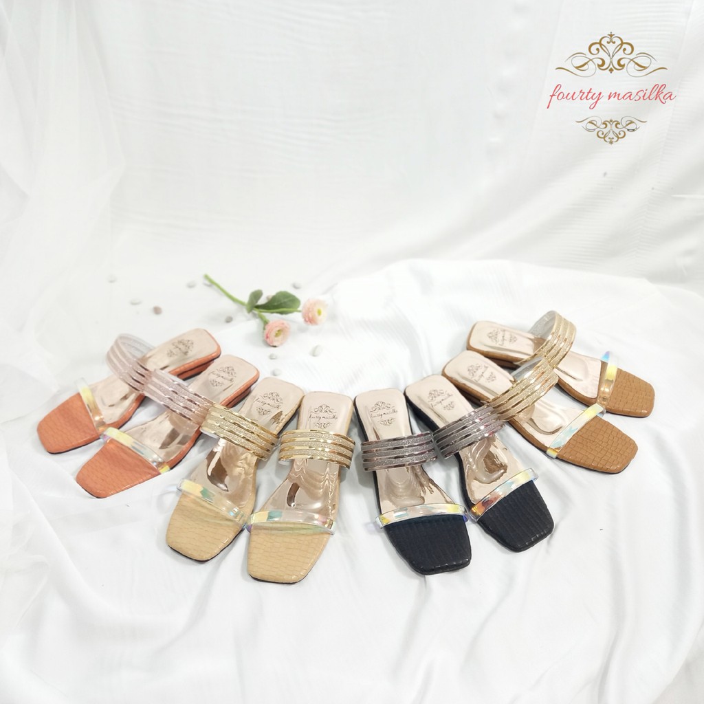 TERBARU!!!!! RHM HEELS HAK 3 CM FOURTY MASILKA FM 03