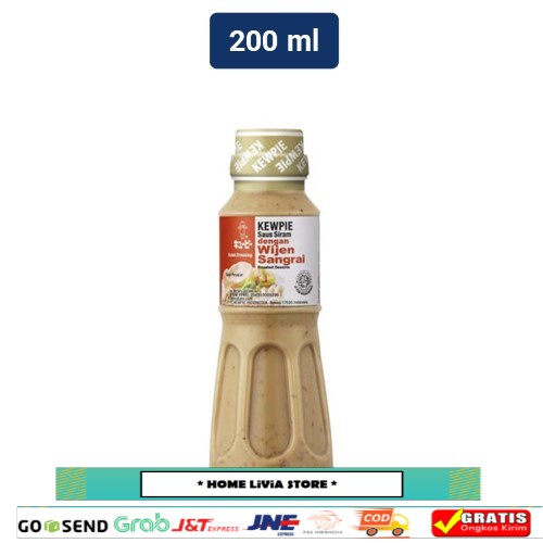 

Kewpie Saus Siram Wijen Sangrai 200 ml